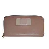 MIU MIU LOGO RIBBON ZIP AROUND WALLET
