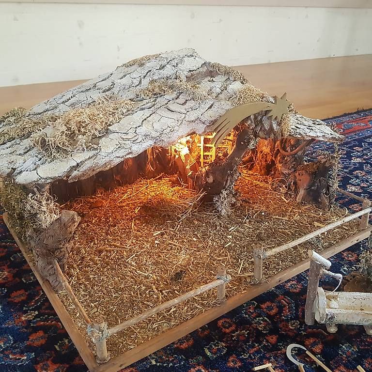 Tutte le decorazioni: Weihnachtskrippe , Krippe , Holzkrippe – Usato da Uetikon am See venduto da kil_zky5 2