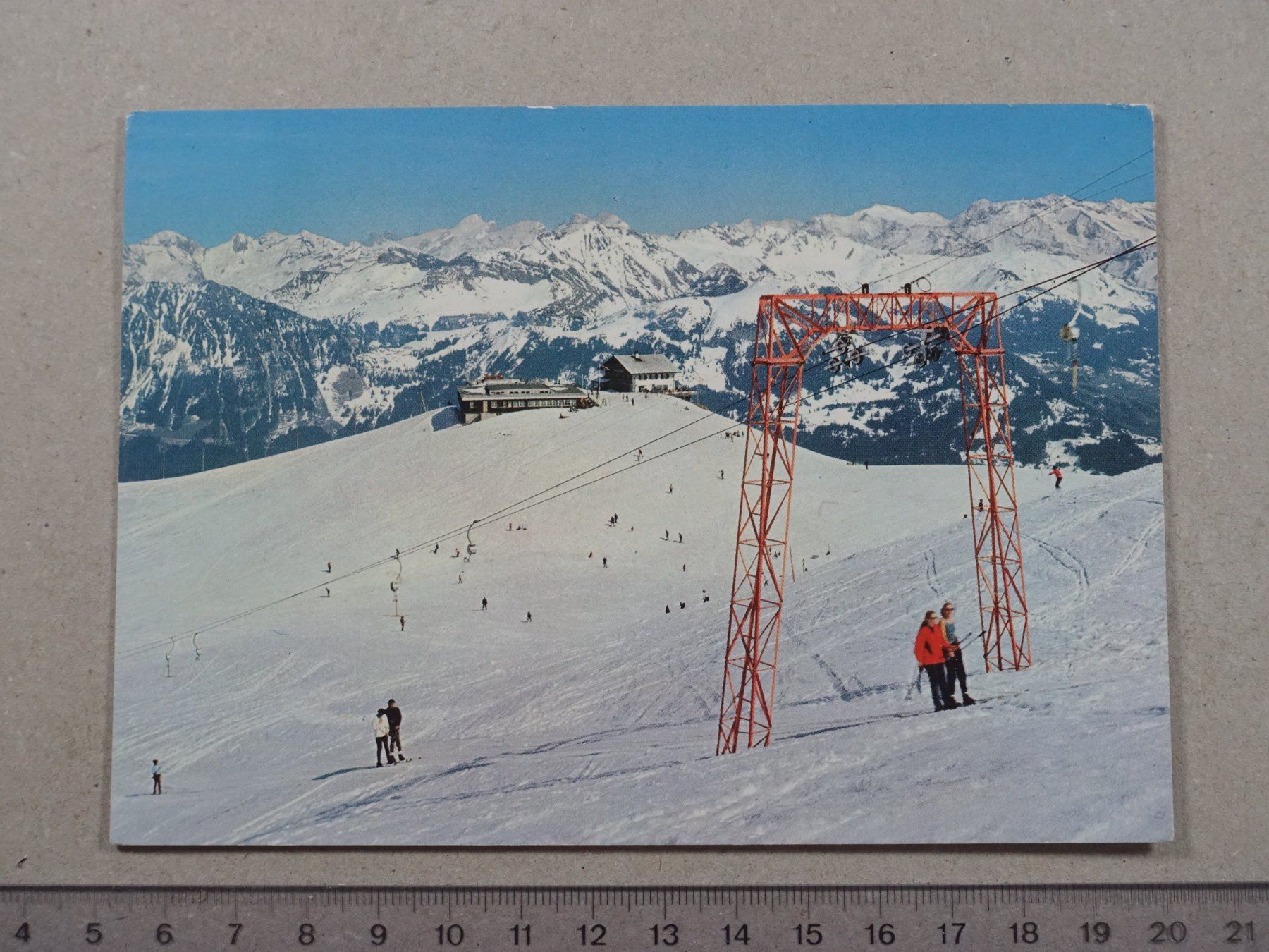 Ansichtskarten: Lungern Schönbüel, Ski, Skilift, 1973 – Gebraucht aus Lenzburg von fh1