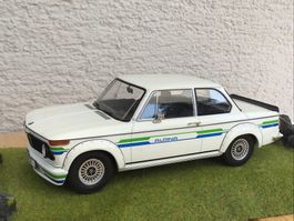 Modellauto BMW 2002 Turbo Alpina 1:18 weiss