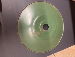 Lampe abat-jour vintage émaillé vert