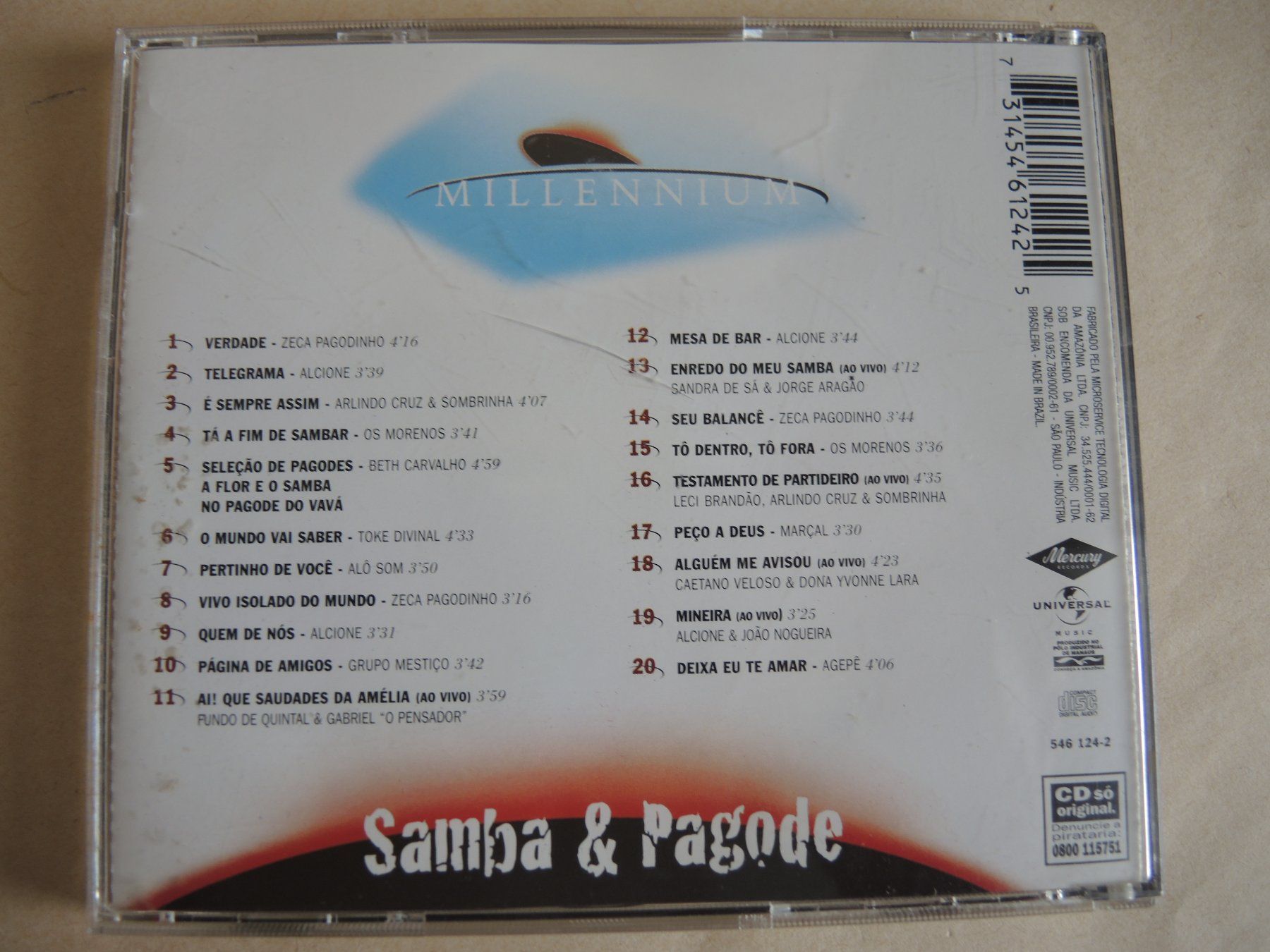 CDs: Samba & Pagode - CD Millennium - 20 Hits – Gebraucht aus Rorschach von maeck8 3