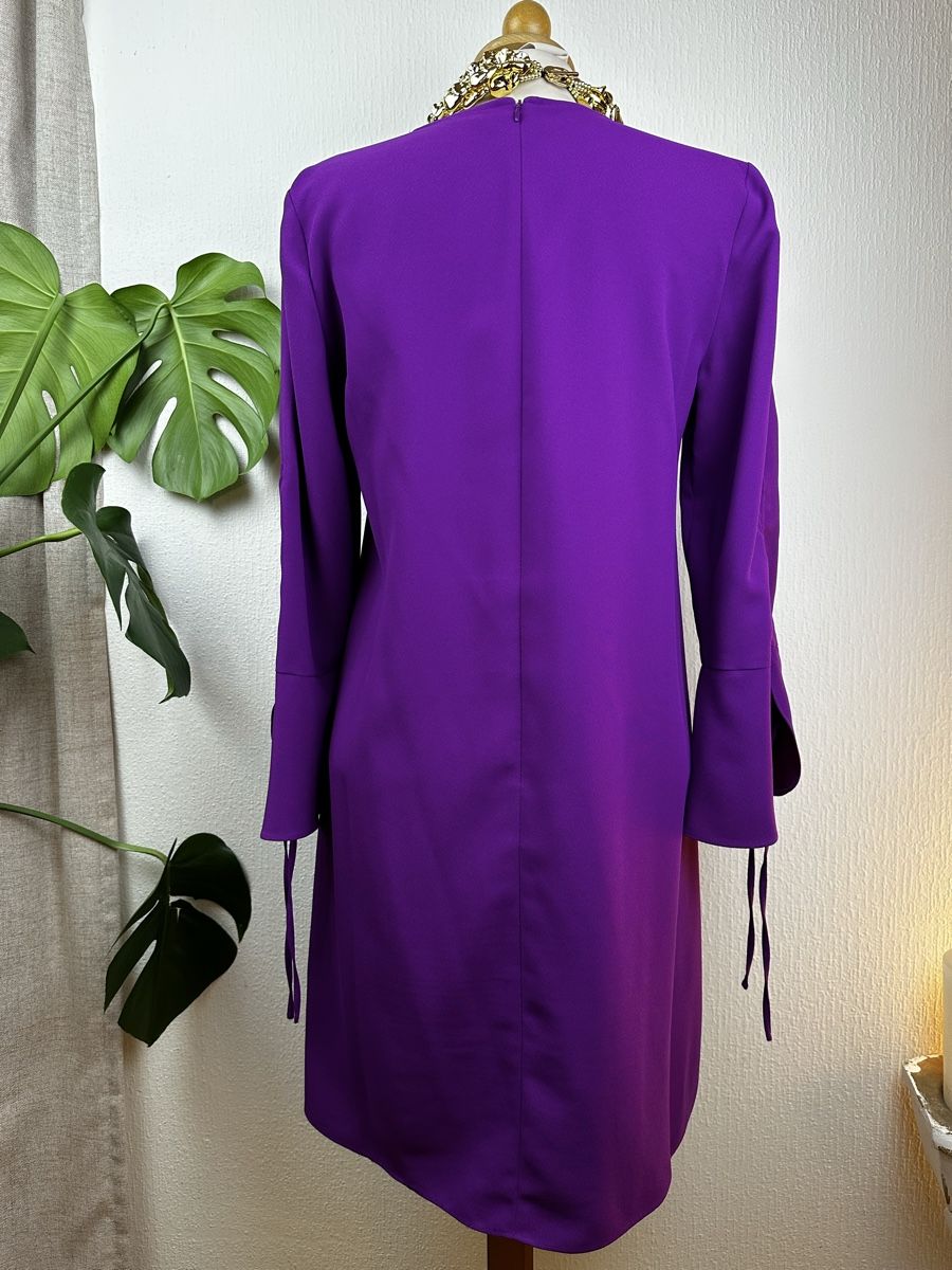 Hallhuber Vestiti: Robe Hallhuber violette taille 40 manches évasées neuve – Nuovo (secondo la descrizione) da Châtelaine venduto da Alexandra.jankowski 4