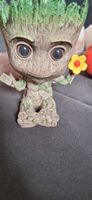 Blumentopf Figur Baby Groot mit Blume guter Zustand