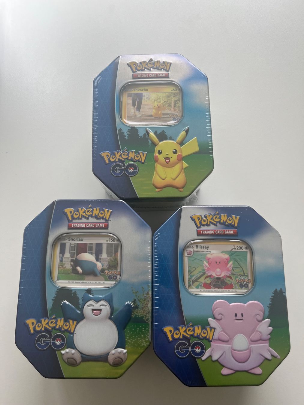 Pokémon Carte collezionabili: Pokémon GO Tin Set (3 Tins) – Nuovo e nell'imballaggio originale da Zug venduto da Riconico