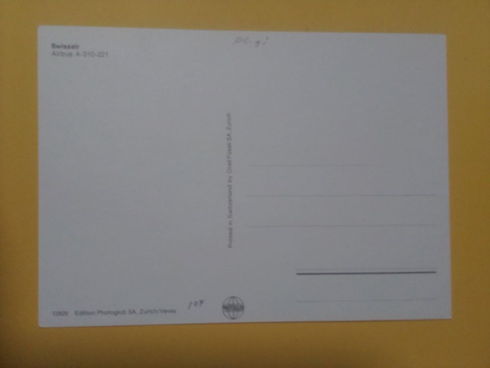 AK Flugzeug Swissair Airbus A-310-221 | Kaufen auf Ricardo