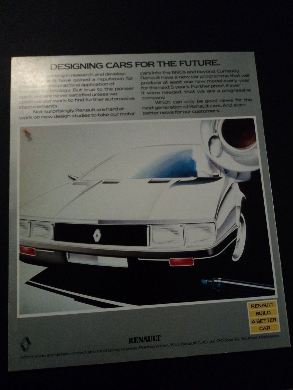 Renault Documenti: Prospekt Renault Imagebroschüre ca. 1980 – Usato da Schwarzenburg venduto da modelCARama 6