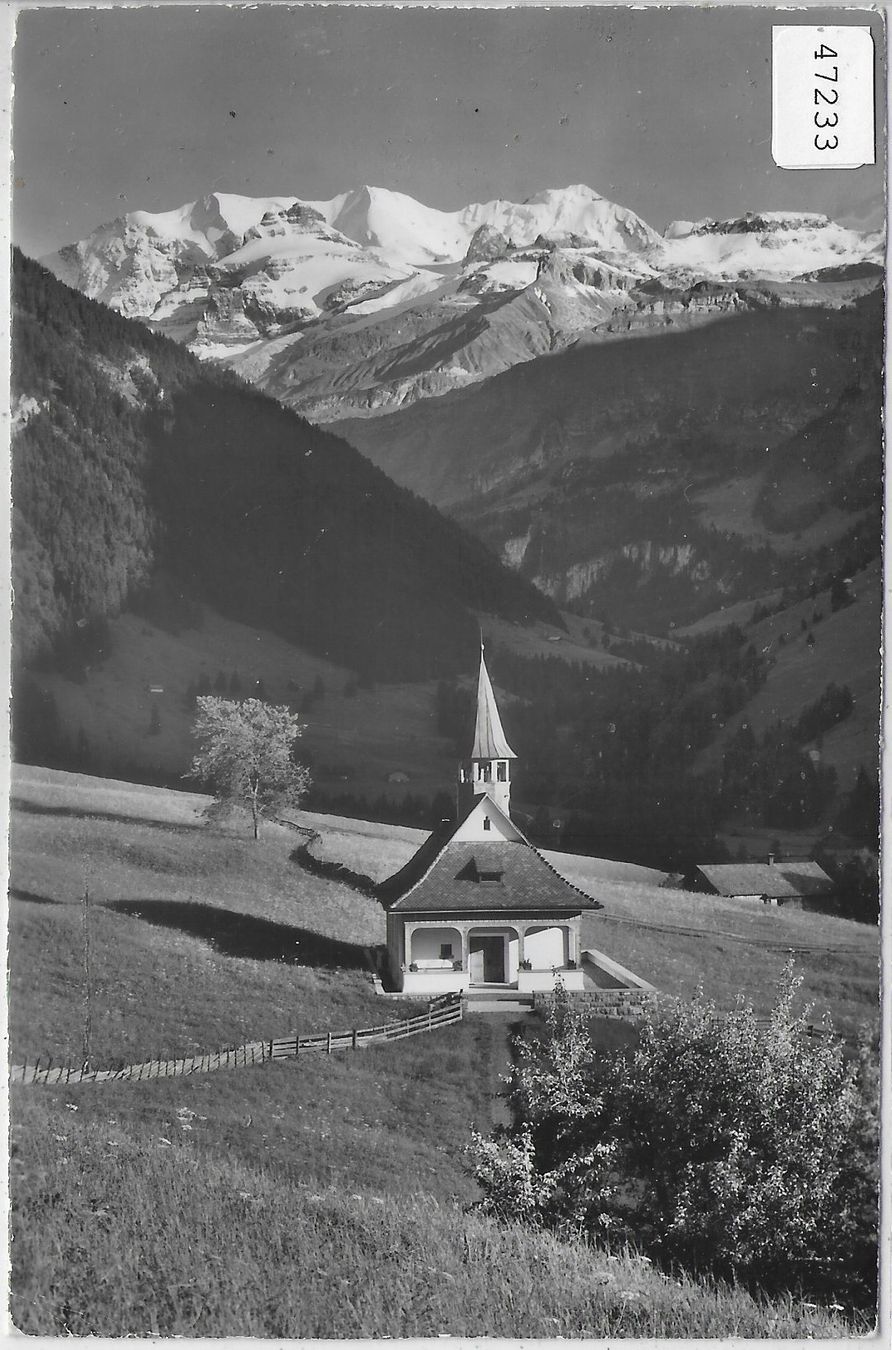 Ansichtskarten: Kiental - Kapelle - Photo: E. Gyger – Gebraucht aus Ettingen von Kartenplanet