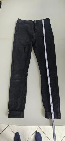 Schwarze Jeans, Grösse M, Damenjeans