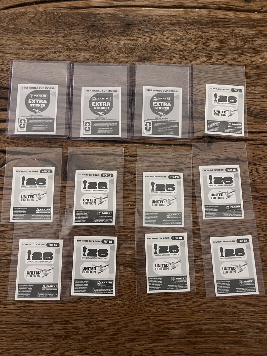 Panini Carte collezionabili: Panini WM26 ca. 600 Sticker(wenig doppelte)+ 3 Extra Sticker – Nuovo (secondo la descrizione) da Wettswil venduto da Dast77 2