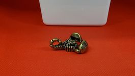 Messing Skorpion Miniatur, Vintage Deko, Top Zustand!