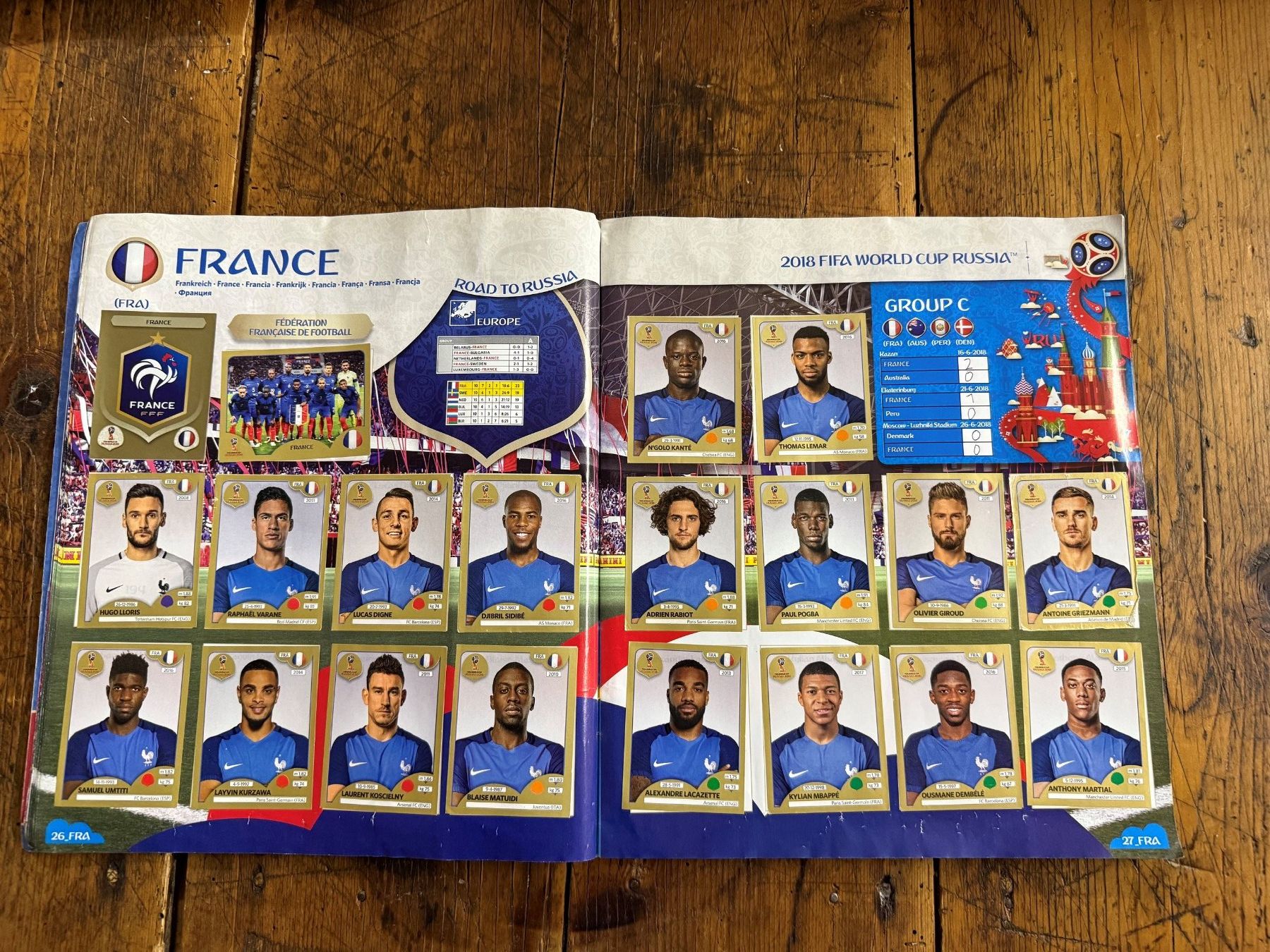 Panini Album: Album Panini WM 2018 - Komplett – Usato da Chiggiogna venduto da TheLegend88 3