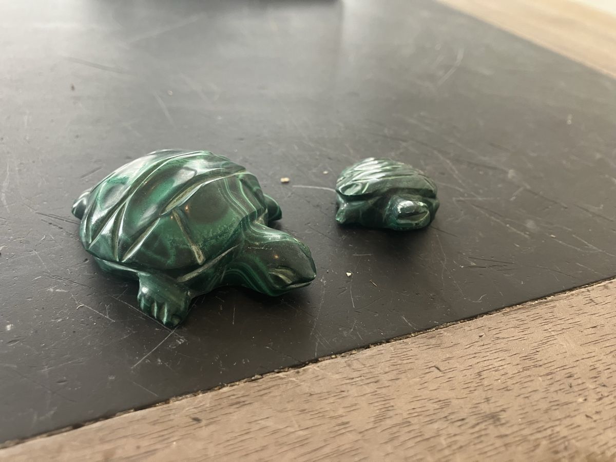 Sculture & Statue: 2 statuettes tortues – Usato da Fribourg venduto da Birchler.christian 5