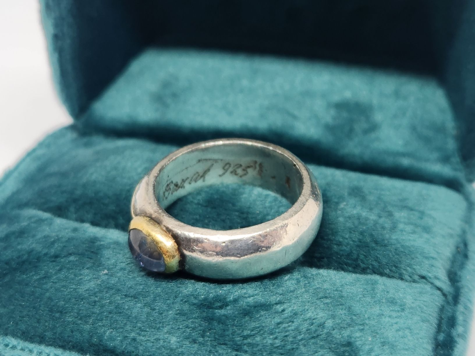 Ringe: Handgefertigter Silberring 925 mit blauem Saphir, Grösse 51 – Gebraucht aus St. Gallen von GIULESGG 4