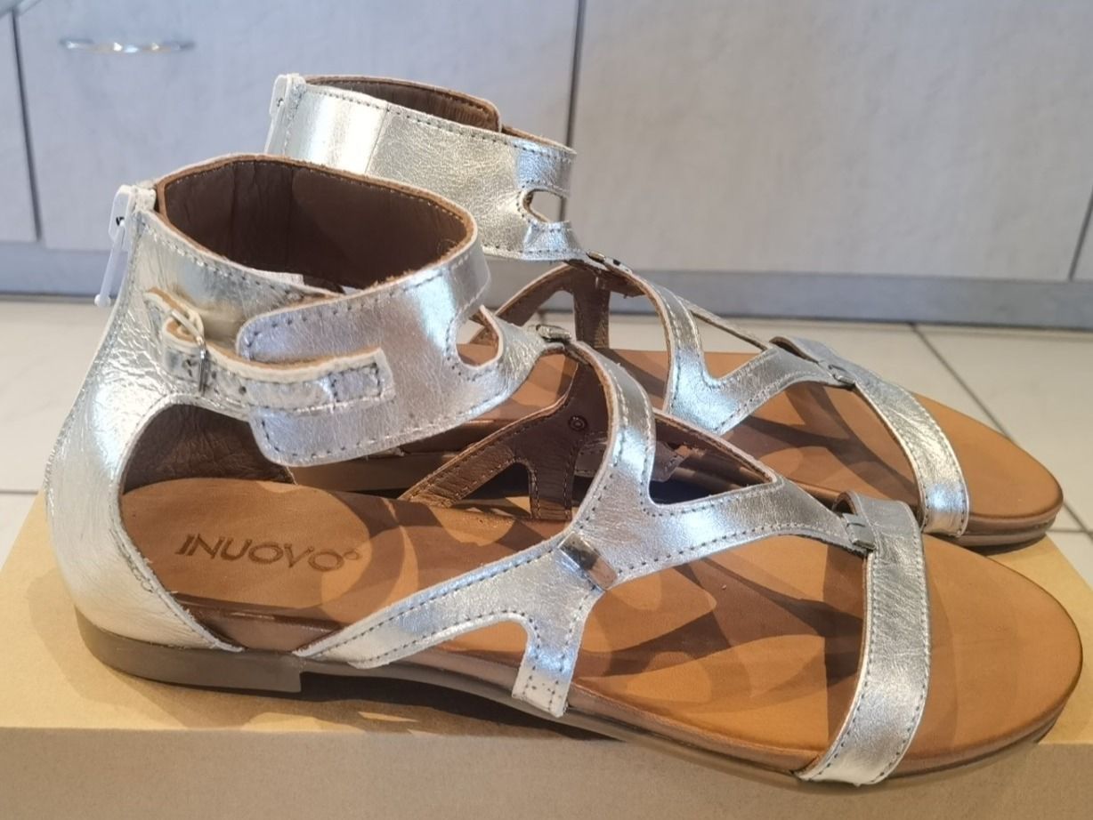 Scarpe da donna: Leder Sandalen Gr. 38 – Nuovo e nell'imballaggio originale da Uerkheim venduto da Justi.y