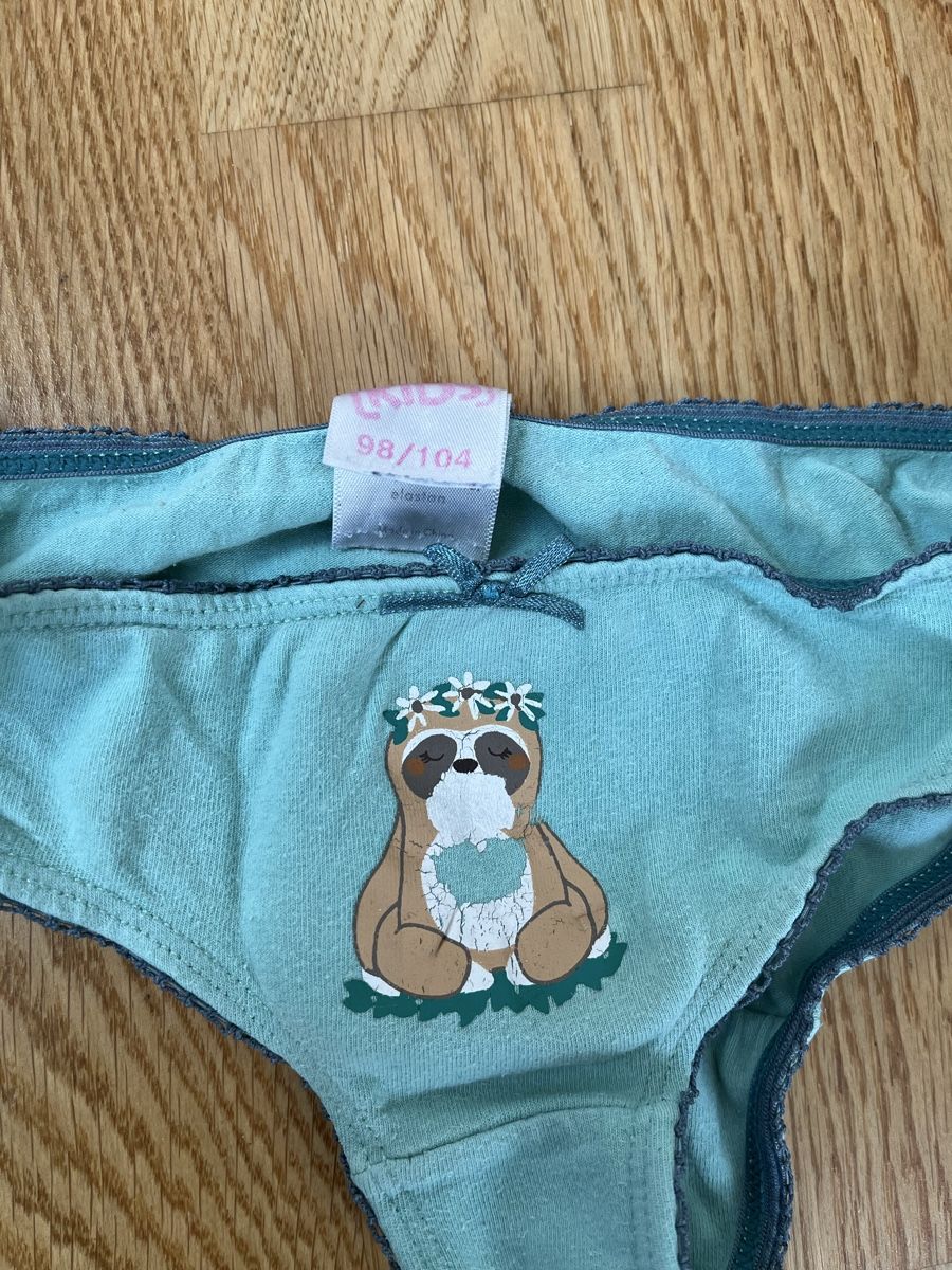 Migros Biancheria intima: 3x Unterhosen / Slip Mädchen Gr. 98/104 – Usato da Bern venduto da farfalla22 2