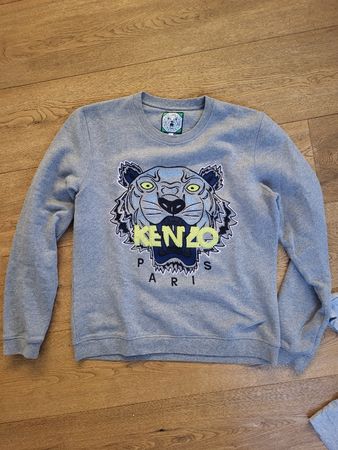 Kenzo Pullover Tiger grau Grösse L guter Zustand