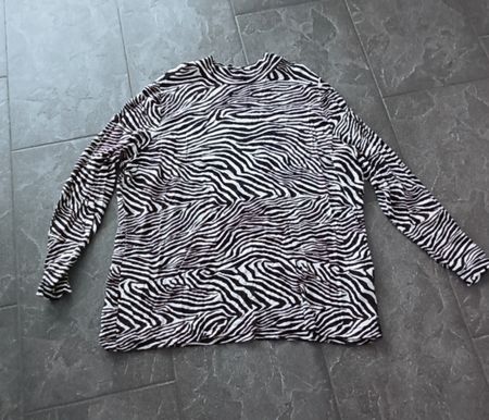 Bonita Shirt Gr. XXL schwarz/weiss Zebra