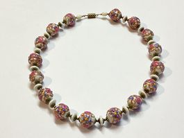 Vintage Halskette, venezianische Hochzeitstorte,  Murano