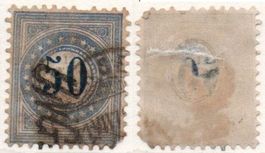 1882 TIMBRES-TAXE Chiffre 50 Rp SBK 12 P.mêlé ob.‪ CV 900 SF