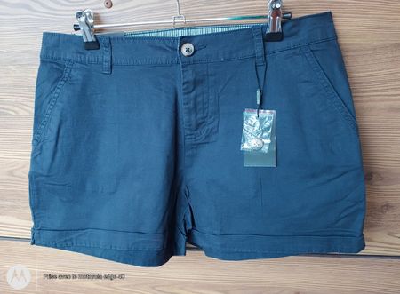 Chicorée Short coton bleu marine 38 - Neuf