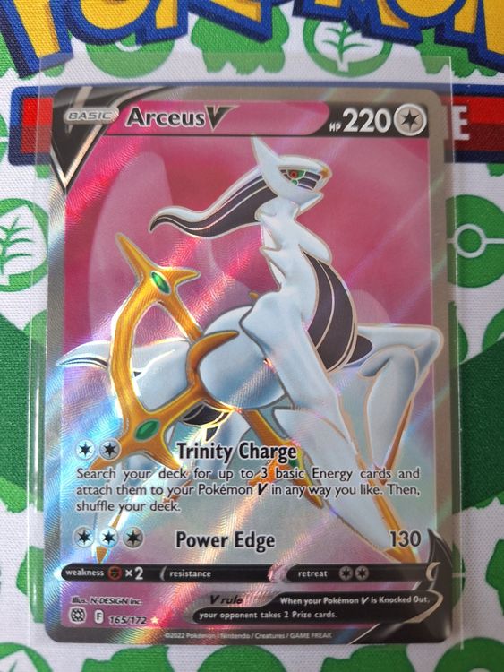 Arceus Karte Englisch