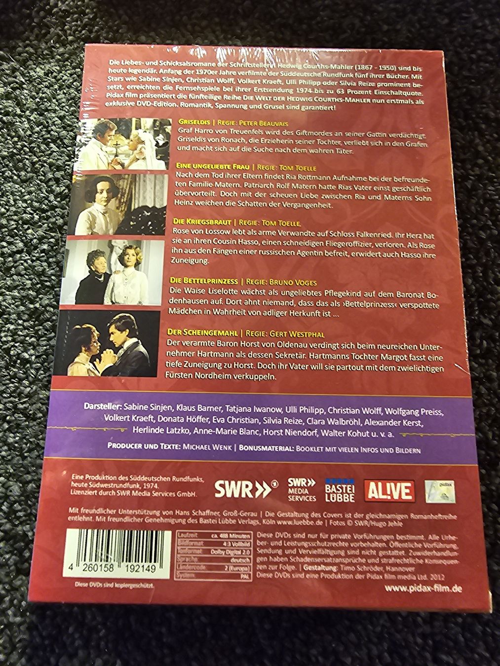 Tutti i DVDs: Hedwig Courths-Mahler Neuverpackt – Nuovo e nell'imballaggio originale da Ruswil venduto da jan_bxl5 1