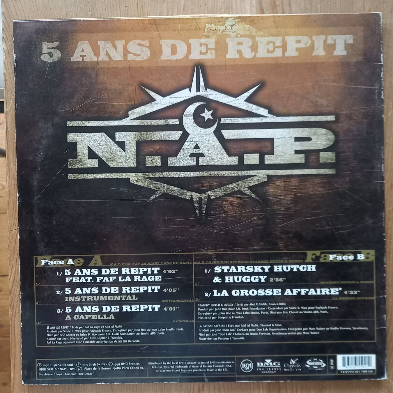 Dischi in vinile: N.A.P. ‎– 5 Ans De Repit, 12", FR-199 – Usato da münchenstein venduto da karl_heinz_krasser 1