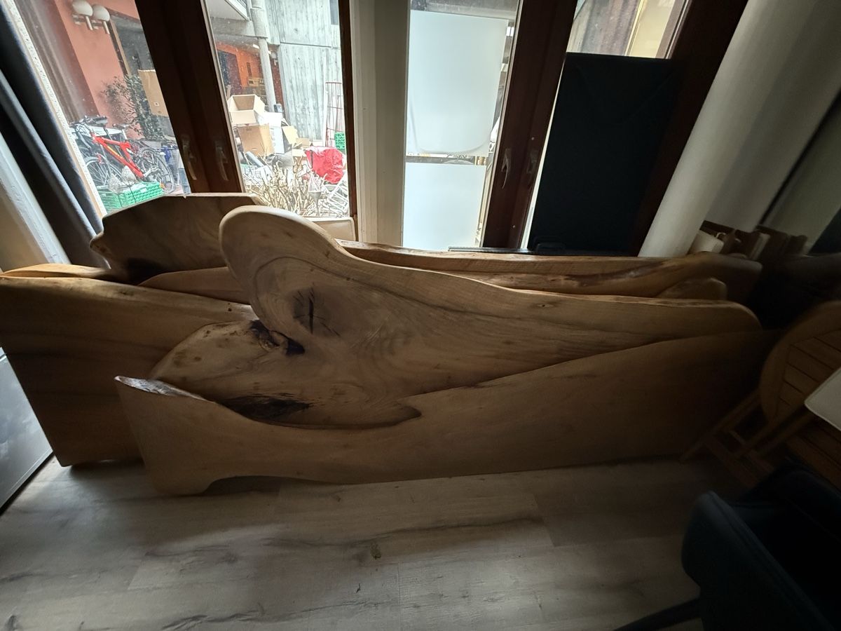 Articoli in legno: Rustikale Massivholz-Tischplatten – Usato da Winterthur venduto da SvenSascha