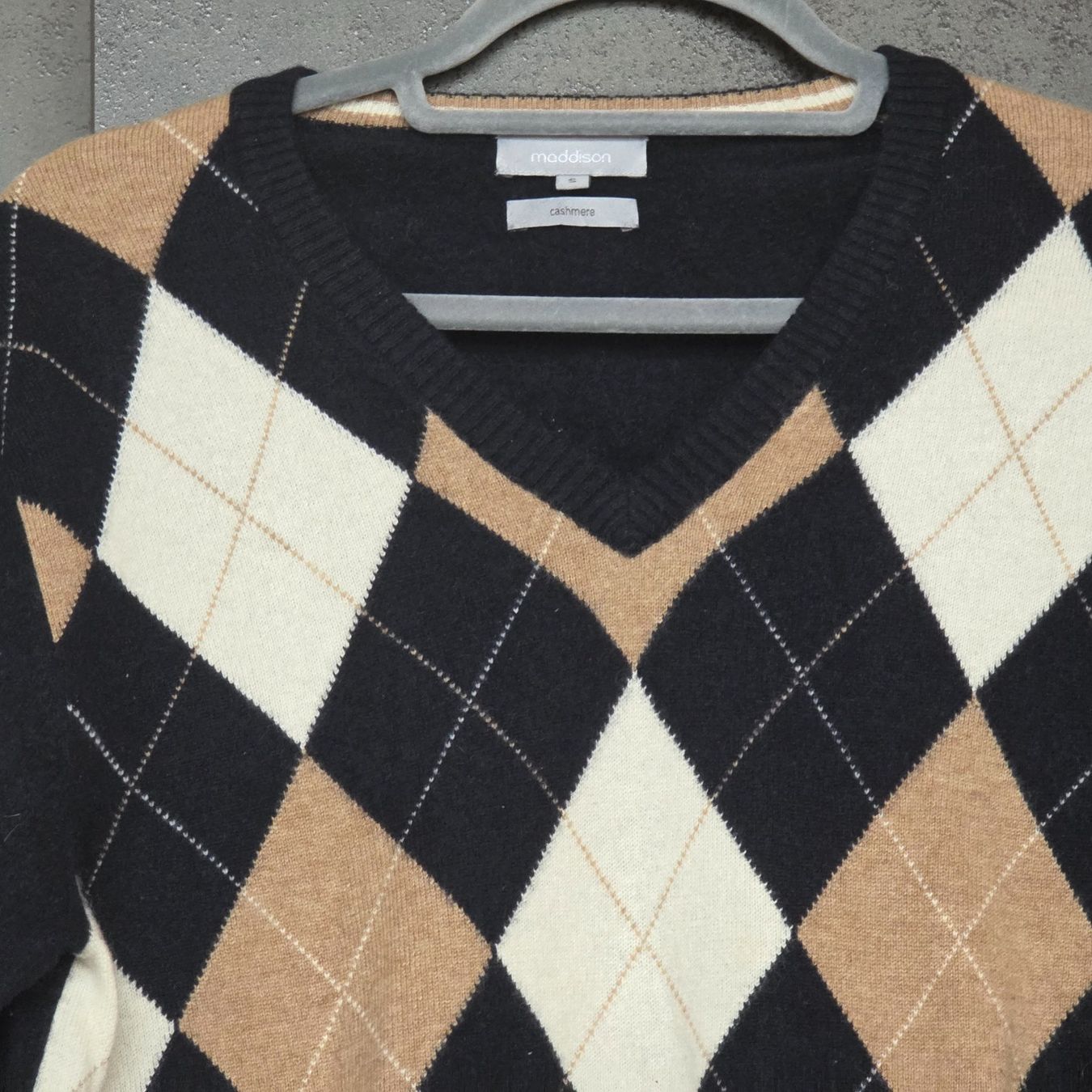 Pullover & Sweatshirts: 🐸 MADDISON KASCHMIR PULLOVER ARGYLE MUSTER S TOP ZUSTAND – Neu (gemäss Beschreibung) aus Môtier (Vully) von Frogs 2
