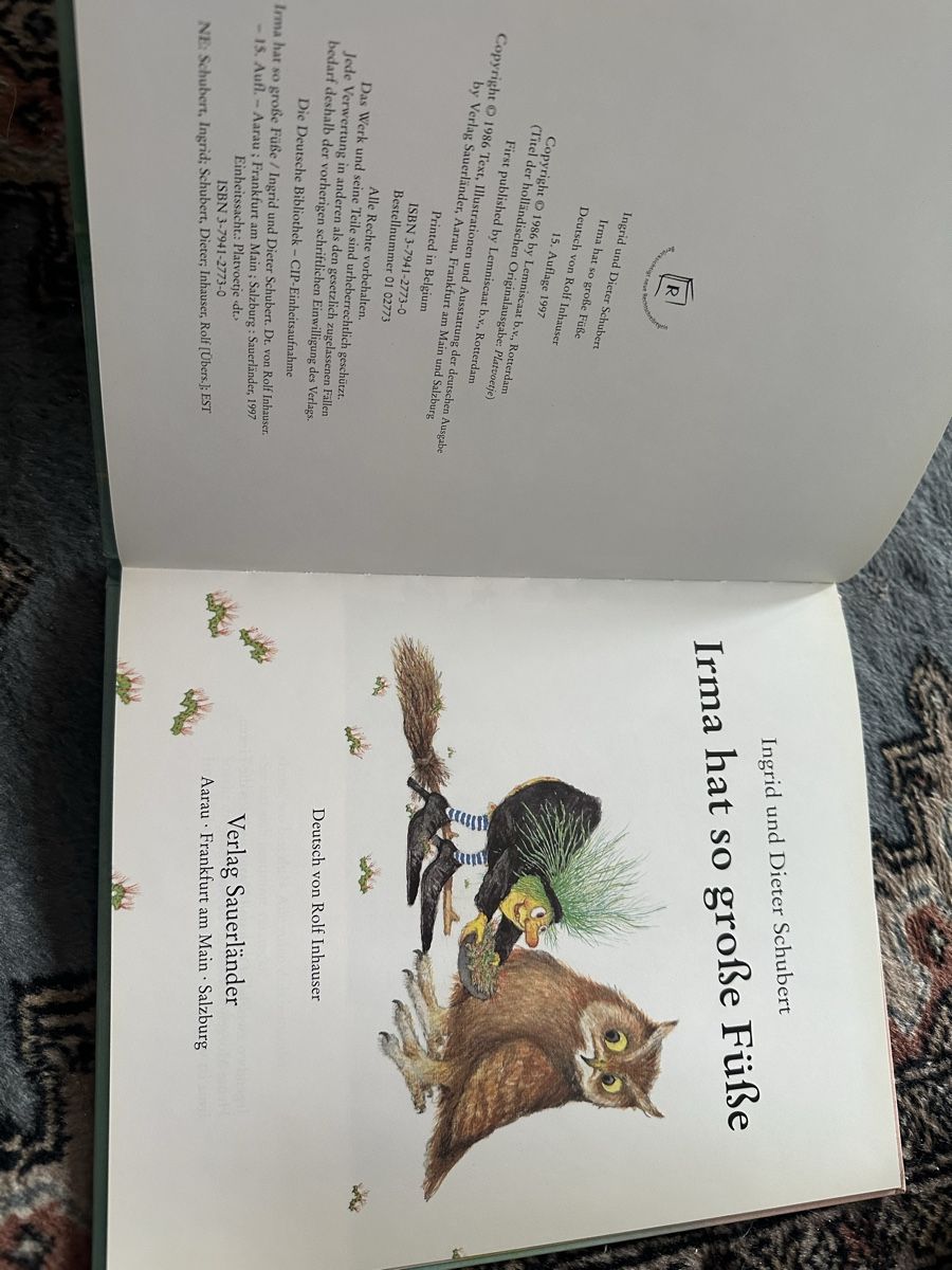 Libri: Irma hat so große Füße – Nuovo (secondo la descrizione) da Uster venduto da bek_v2ct 2