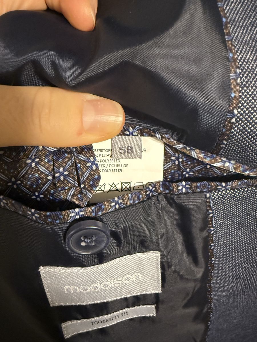 Maddison Jacken: Giacca uomo blu Maddison,taglia 58, perfetta – Gebraucht aus Ludiano von sheshe26 4