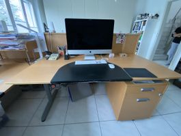 Ikea Galant Schreibtisch, Buche, Top Zustand!