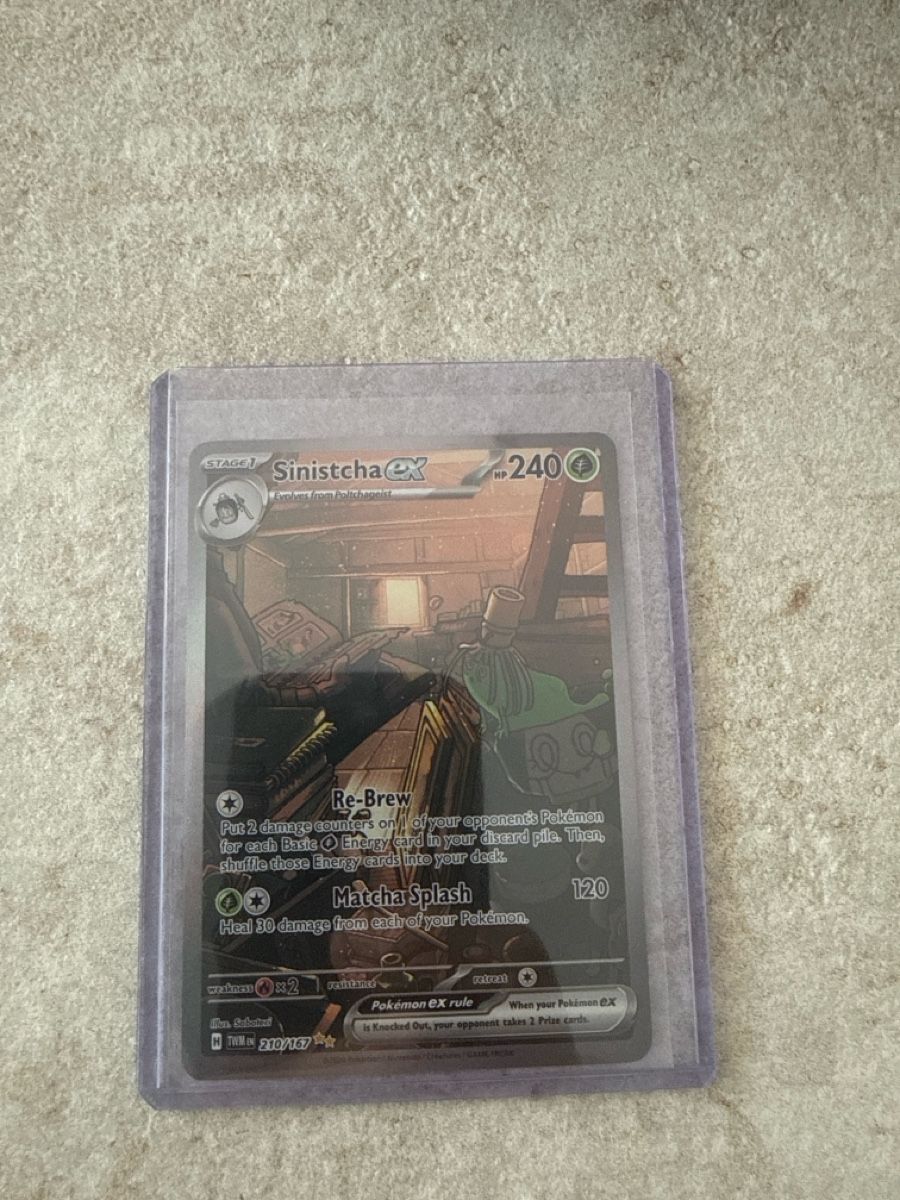 Pokémon Sammelbilder & Trading cards: Pokemon Sinistcha ex #210 Twilight Masquerade – Gebraucht aus Neuhausen von MP_TCG