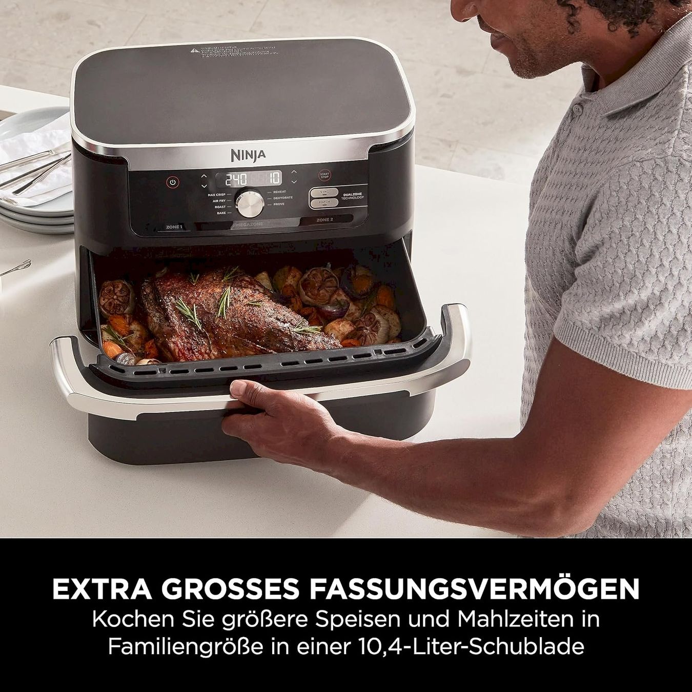 Elettrodomestici da cucina: Ninja Heißluftfritteuse AF500EU – Nuovo e nell'imballaggio originale da Bottighofen venduto da zaap 3