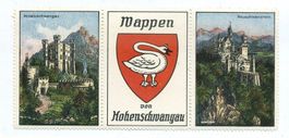 Reklamemarken "Schloss Neuschwanstein".