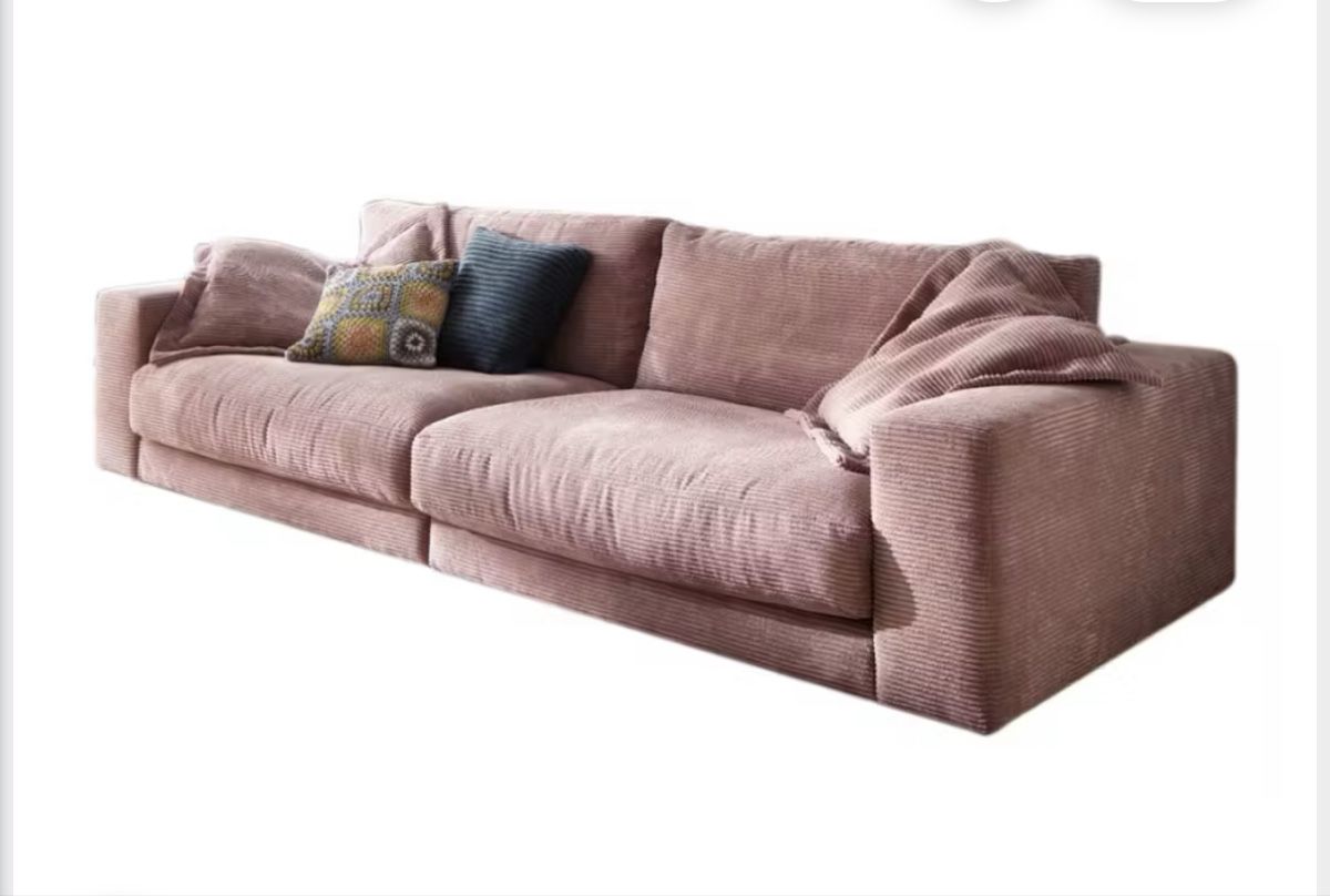 Sofas: KAWOLA Sofa Madeline rosa – Gebraucht aus Biel/Bienne von do__q8td