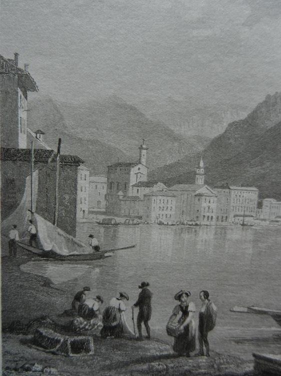 Gravures: Lugano von Bartlett – D'occasion à Risch par Rischli15 3