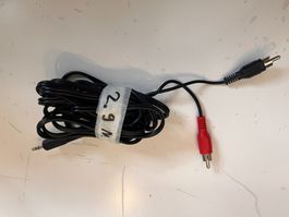 Mini-Jack (Aux) to Cinch 2.9 M