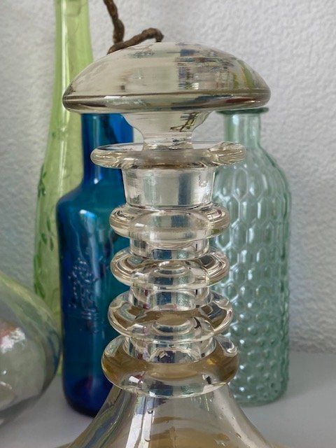 Caraffe: Midcentury Schiffskaraffe aus Glas – Usato da Wiesendangen venduto da EnricaL 3