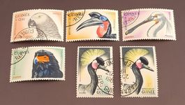 Guinea 1962 Vogel briefmarken