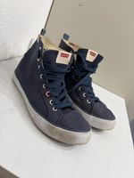 Levi's High-Top Sneaker blau Textil gebrauchter Zustand