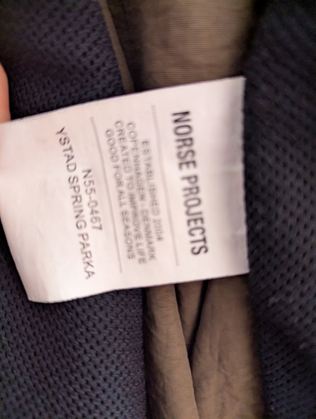 Norse Projects Giacche: Parka Norse Projects Ystad vert olive taille M – Usato da Zürich venduto da raulaenya 2