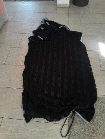 Fliegendecke, schwarz, 145 , wie neu