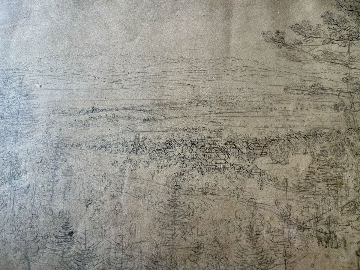 Dipinti: Studie von Emanuel Labhardt - Blick über Rheinau – Usato da Ottikon venduto da san_w99n 3
