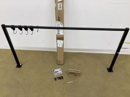 BAUWERK | Kleiderstange | 120cm | Schwarz