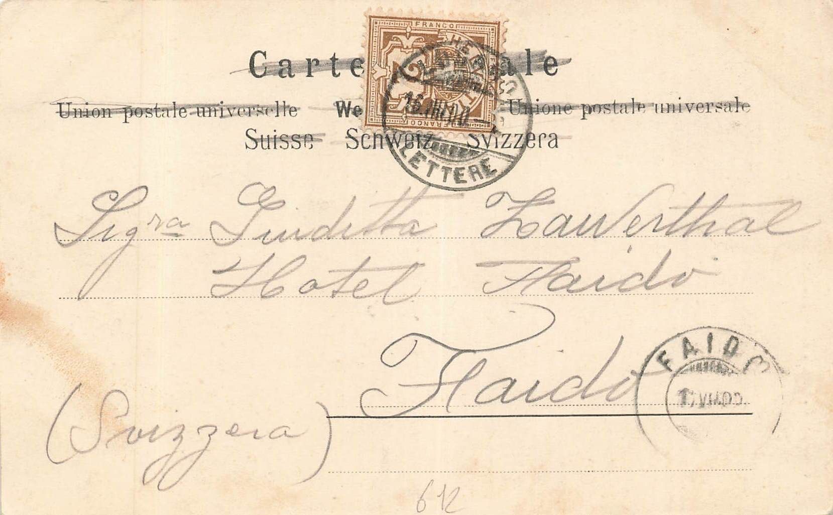 Cartoline postali: Faido (TI) Cascata della Piumogna – Usato da Biasca venduto da Blenio71 1