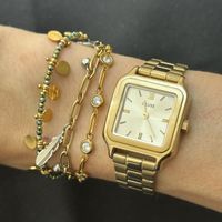 Cluse Goldene Quartz Damenuhr