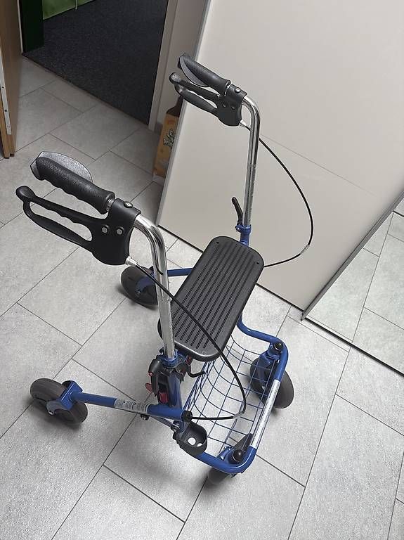 Ausili per la deambulazione: Rollator Stahl blau – Usato da Villars-sur-Glâne venduto da AllisonGina 3