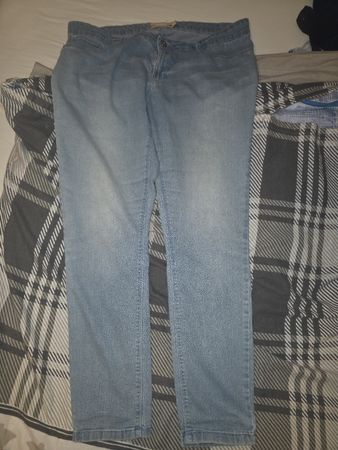 Janina Jeans Damen Gr. 44 Hellblau Top Zustand Frühling